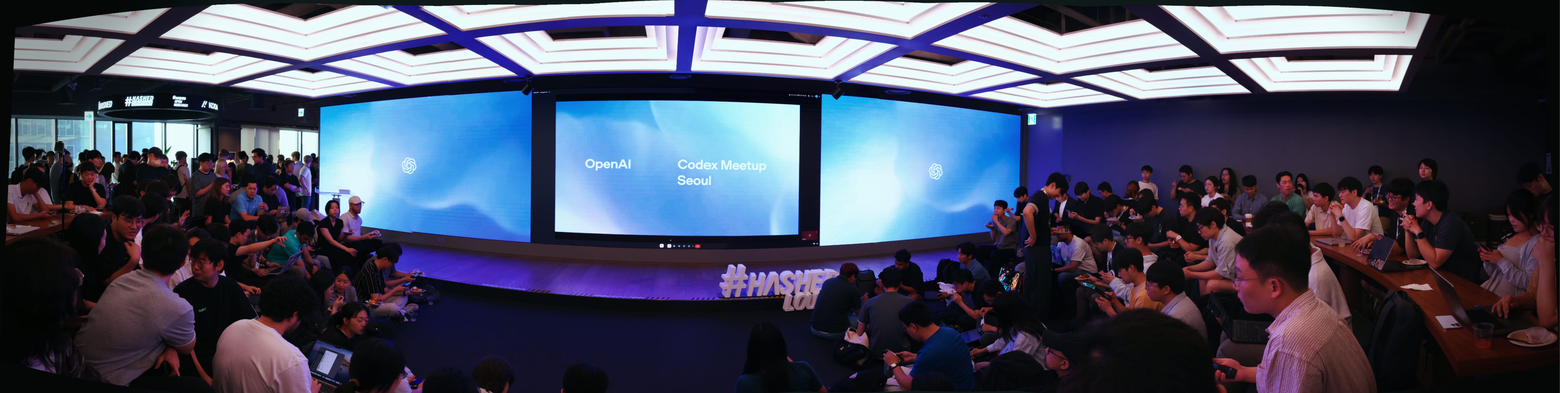 A packed room at the OpenAI Codex Meetup in Seoul