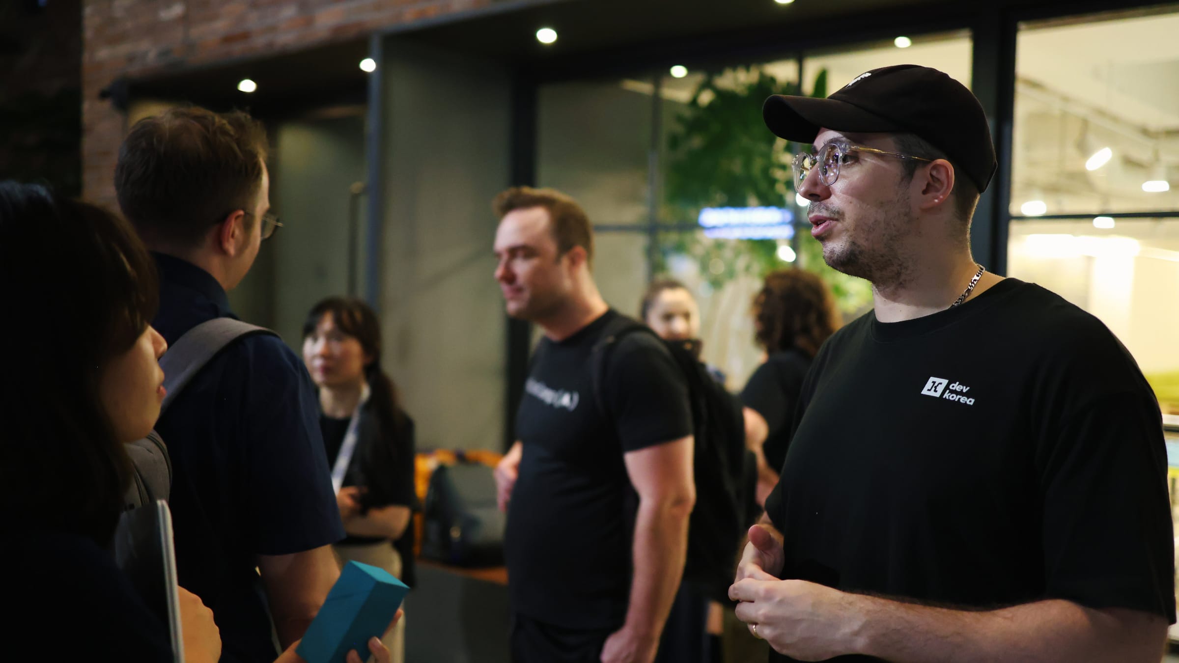 Networking outside the venue