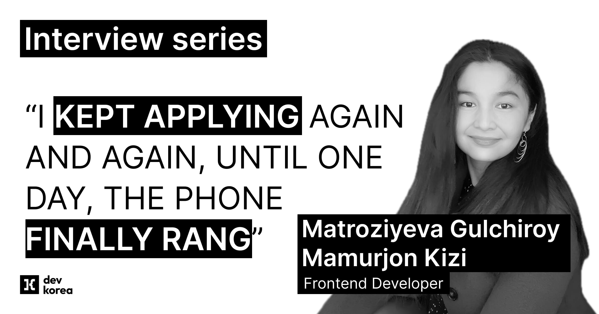 From crafting fashion to writing software: Guli's journey into Korea's tech industry