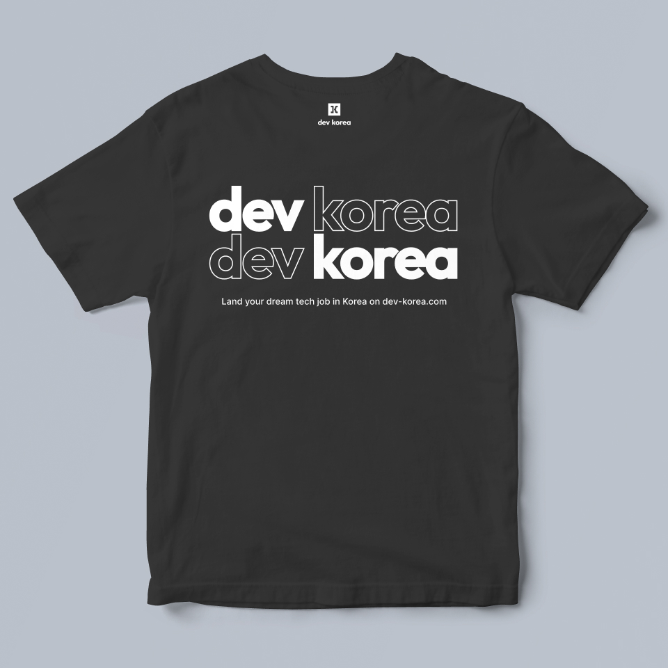 Dev Korea T-shirt back design