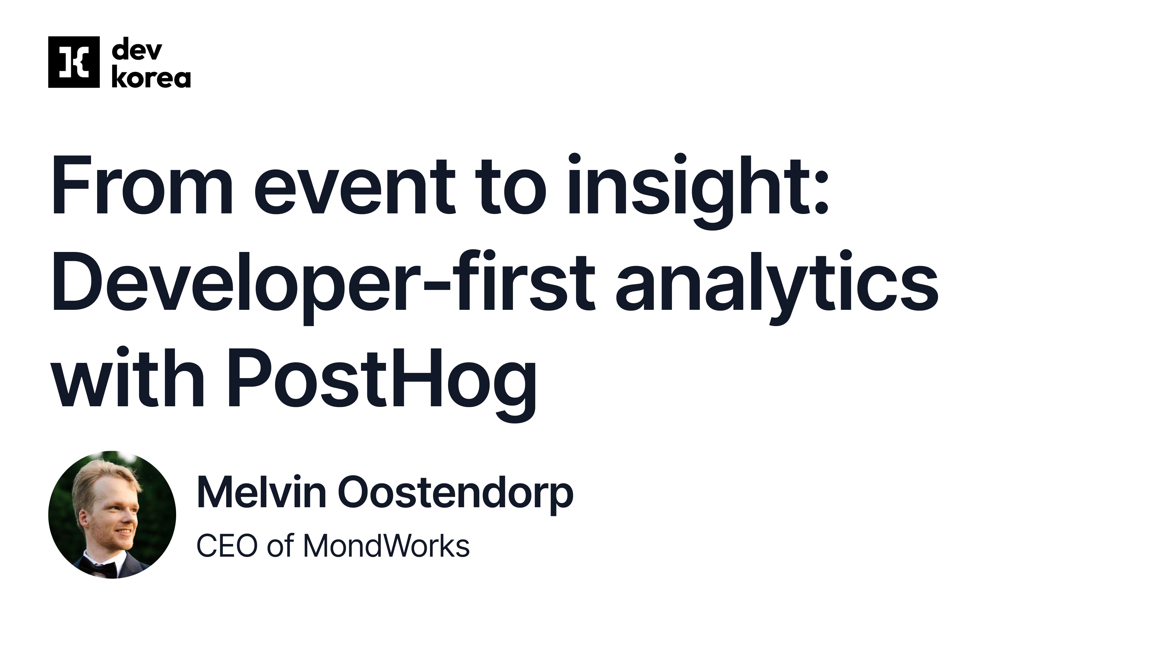 From event to insight: Developer‑first analytics with PostHog