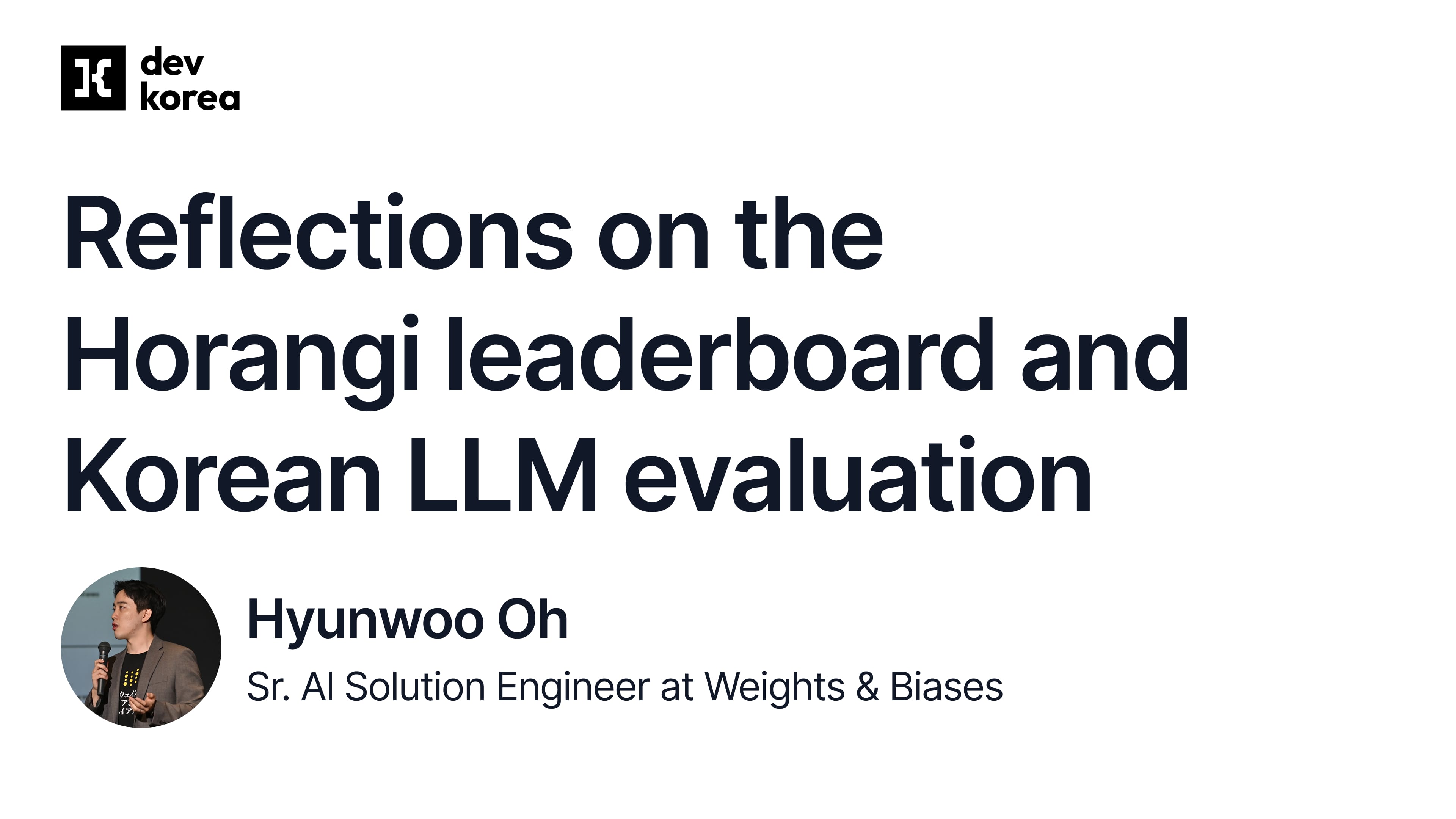Reflections on the Horangi leaderboard and Korean LLM evaluation